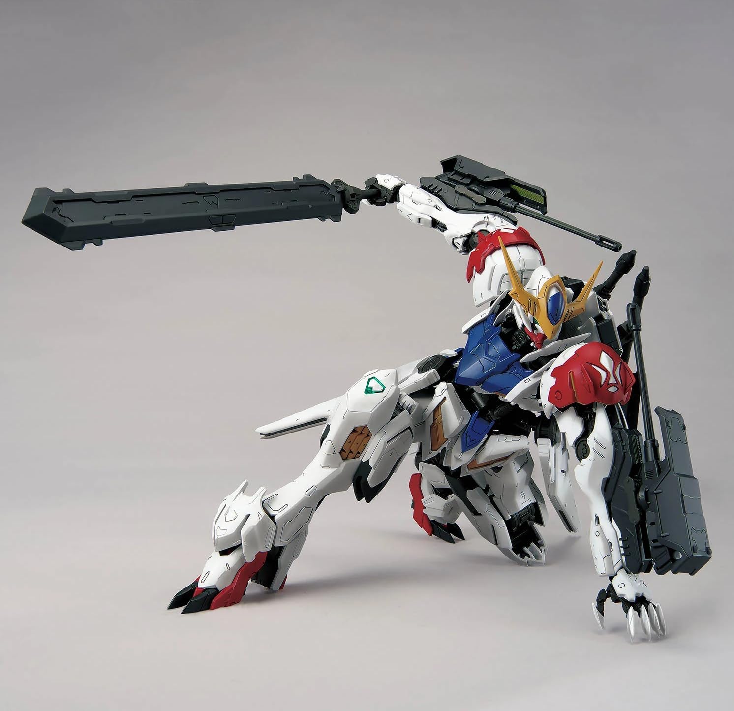 Bandai Hobby - 1/100 MG Iron-Blooded Orphans Gundam, ASW-G-08 Gundam Barbatos Lupus Model Kit