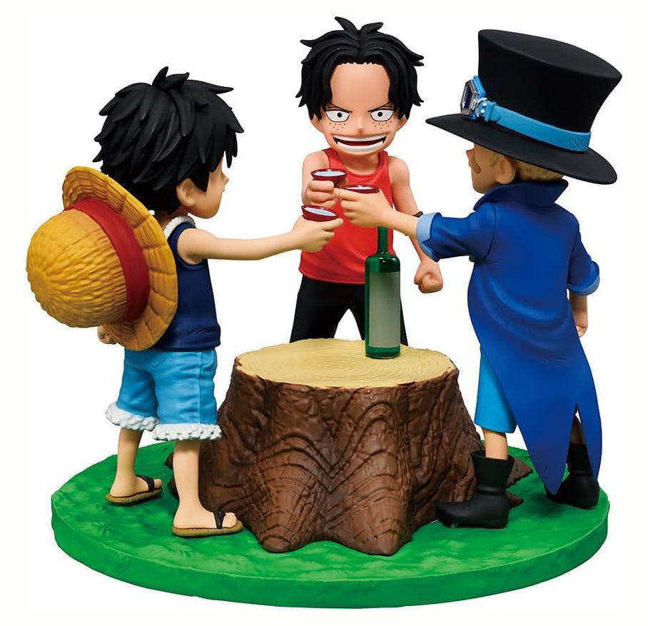 Ichibansho Figure - One Piece - Ace & Sabo & Luffy (Dramatic Memories) Revible Moment Collectbile Statue