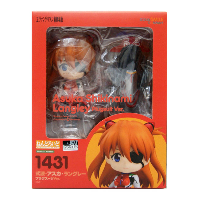 Good Smile Company Rebuild of Evangelion: Asuka Shikinami Langley (Plugsuit Ver.) Nendoroid Action Figure