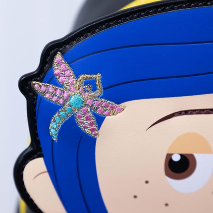Loungefly Laika Coraline Raincoat Cosplay Womens Mini Backpack (Entertainment Earth Exclusive)