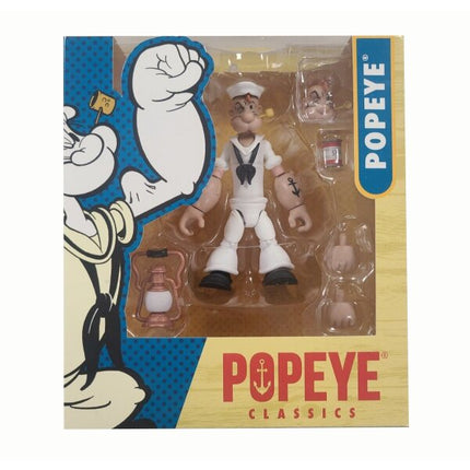 Popeye Classics: Popeye (White Salior Suit Version) 1:12 Scale Action Figure