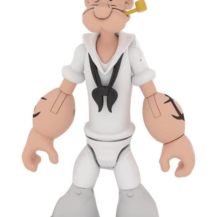Popeye Classics: Popeye (White Salior Suit Version) 1:12 Scale Action Figure