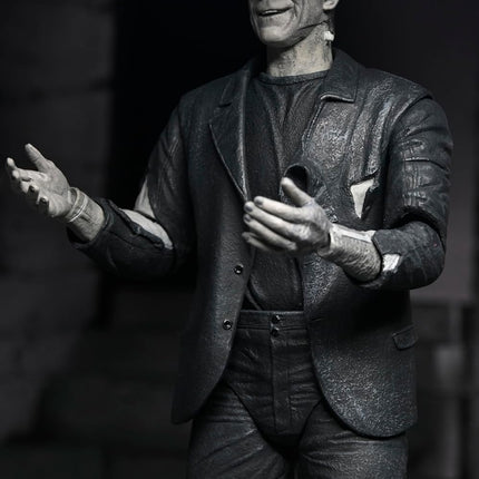 NECA - Universal Monsters - The Bride of Frankenstein 90th Anniversary The Monster and His Mate (Black & White) 7" Scale Action Figure 2-Pack
