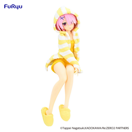 Re:Zero Noodle Stopper PVC Statue Ram Room Wear Yellow Color Ver.