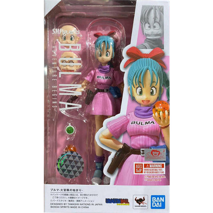 Tamashii Nations S.H. Figuarts - Dragon Ball, Bulma "Adventure Begins" Action Figure