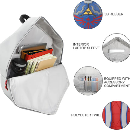The Legend Of Zelda Hylian Shield 18.5" Novelty Backpack