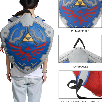 The Legend Of Zelda Hylian Shield 18.5" Novelty Backpack