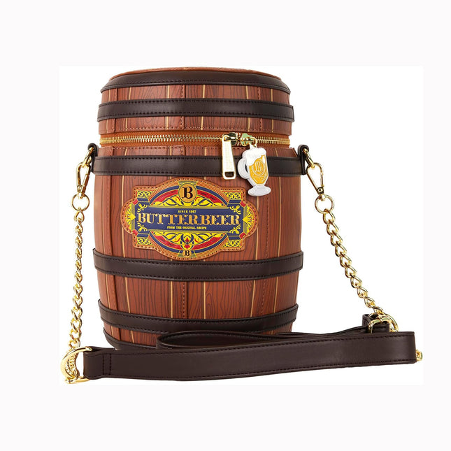 Loungefly Warner Bros Harry Potter Butterbeer Barrel Crossbody Bag
