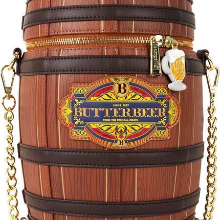 Loungefly Warner Bros Harry Potter Butterbeer Barrel Crossbody Bag