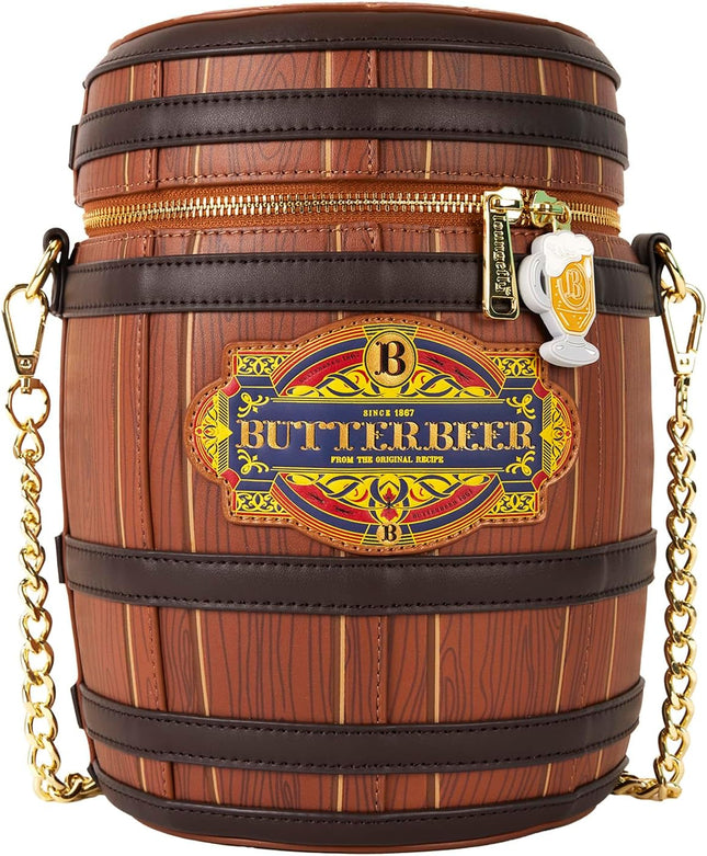 Loungefly Warner Bros Harry Potter Butterbeer Barrel Crossbody Bag