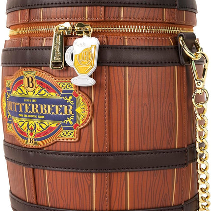 Loungefly Warner Bros Harry Potter Butterbeer Barrel Crossbody Bag