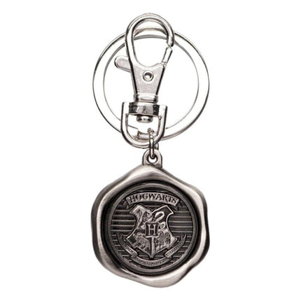 Harry Potter Hogwarts Logo Pewter Keychain