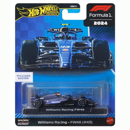 Hot Wheels Premium Formula 1 F1 2024 Williams Racing FW46 #43
