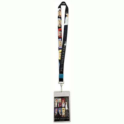 Solo Leveling - Sung Jinwoo with Other Character Eyes Art Style Lanyard