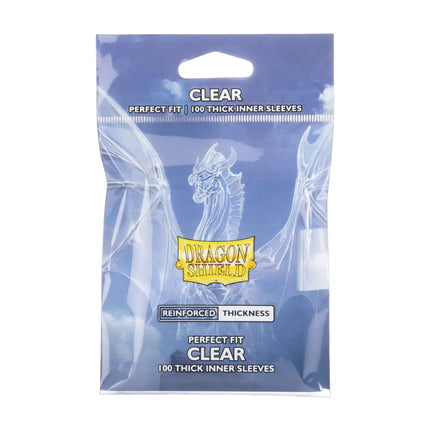 Dragon Shield - Perfect Fit (CLEAR) Standard (100 Count) Thick Inner Sleeves