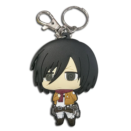 Attack on Titan - SD Mikasa Ackerman Dedicate Stance PVC Keychain