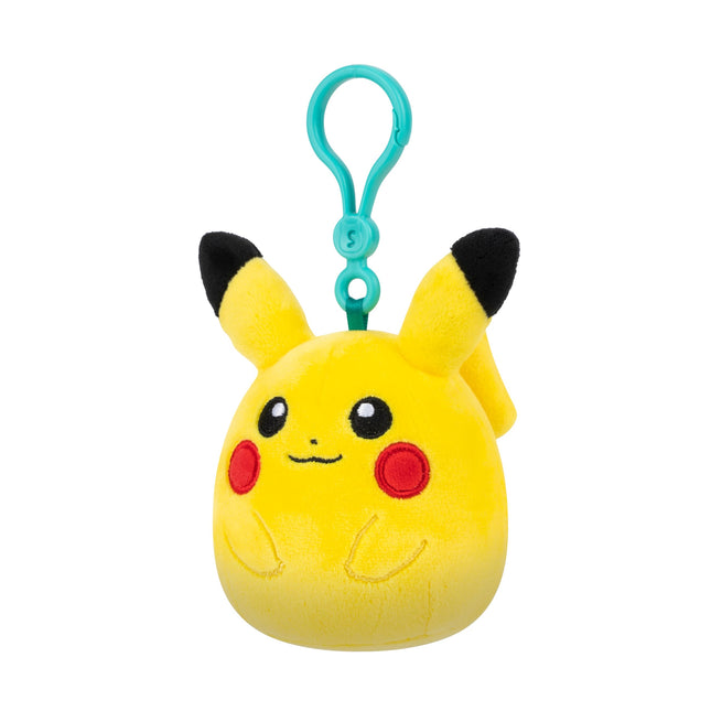 Squishmallows 3.5 Inch Pokemon Clip-On Pikachu