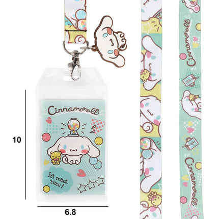 Cinnamoroll Snack Time Lanyard with Charm