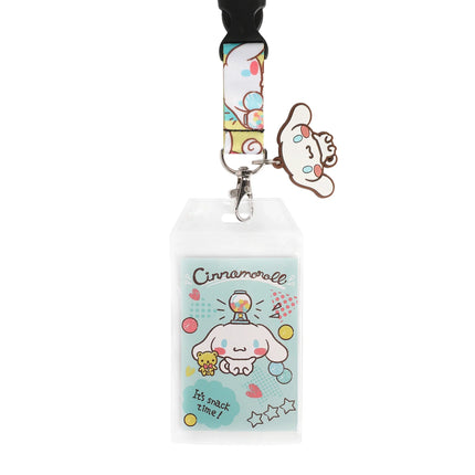 Cinnamoroll Snack Time Lanyard with Charm