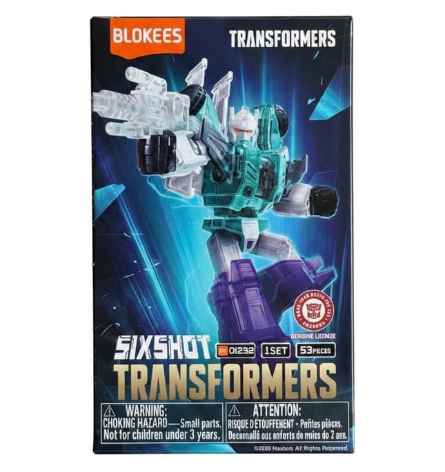 BLOKEES - Transformers - Sixshot - Transparent Version - Model Kit