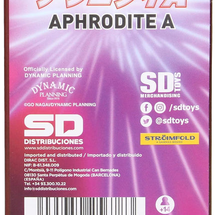 SD TOYS - Mazinger Z Aphrodite Rubber Mini Figure