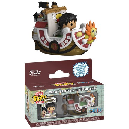 Funko POP! Bitty Rides: One Piece - Monkey D. Luffy & Thousand Sunny