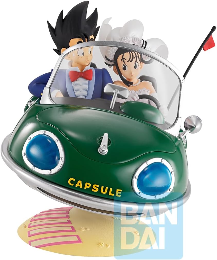 Banpresto - Ichibansho Figure - Dragon Ball - Son Goku & Chichi (Snap Collection 2) Collectible Statue