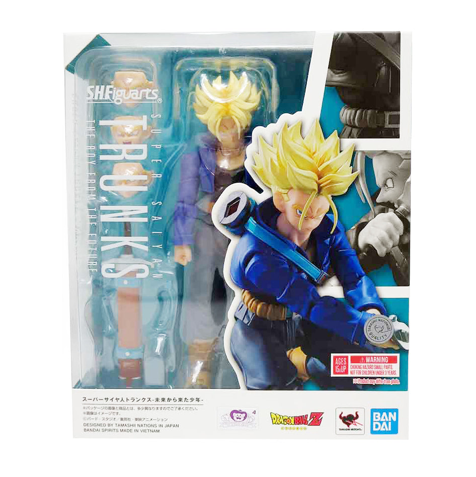 Tamashii Nations S.H. Figuarts Dragon Ball Z - Super Saiyan Trunks (The Boy From The Future) Action Figure