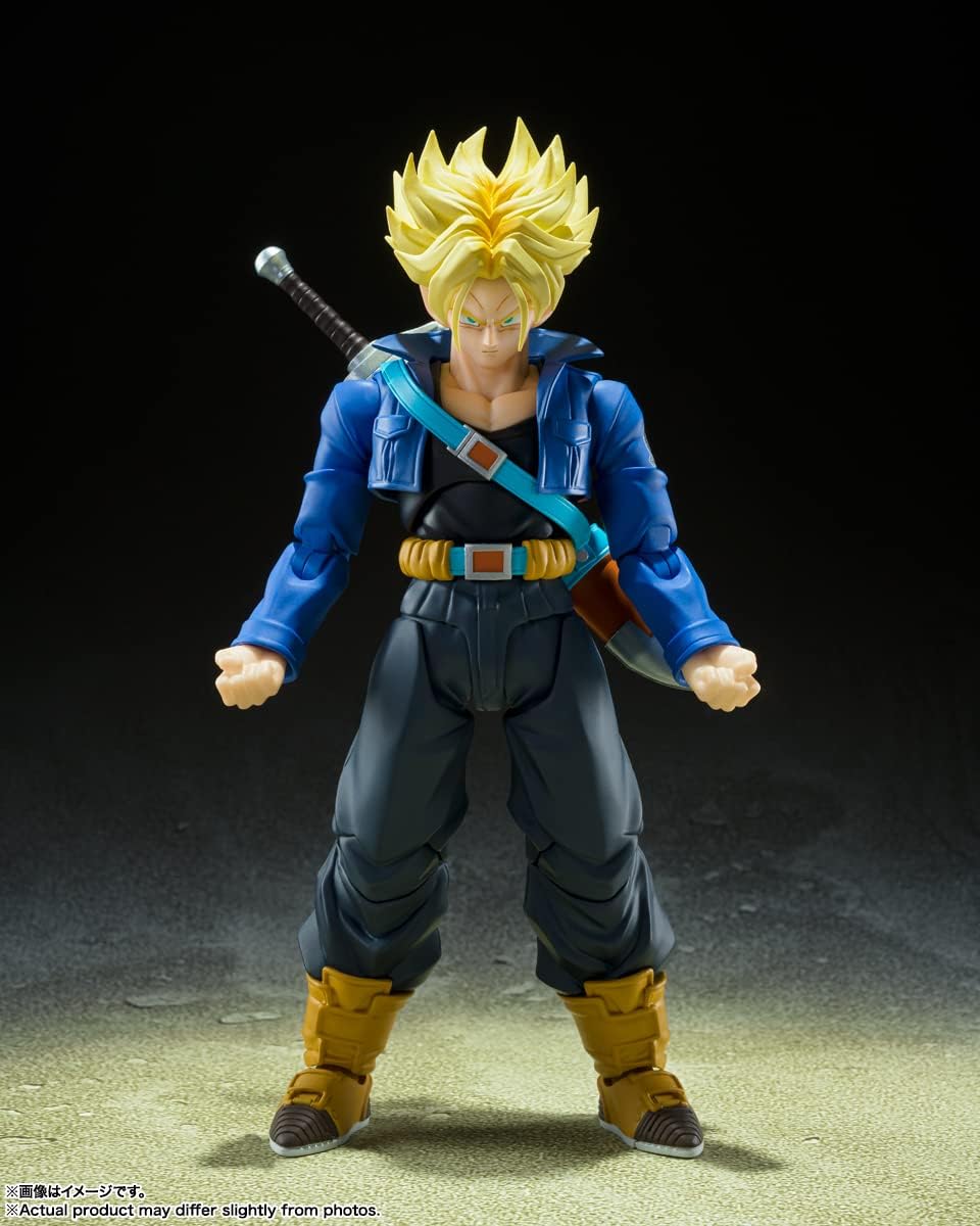 Tamashii Nations S.H. Figuarts Dragon Ball Z - Super Saiyan Trunks (The Boy From The Future) Action Figure