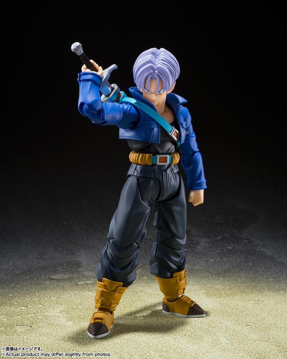 Tamashii Nations S.H. Figuarts Dragon Ball Z - Super Saiyan Trunks (The Boy From The Future) Action Figure