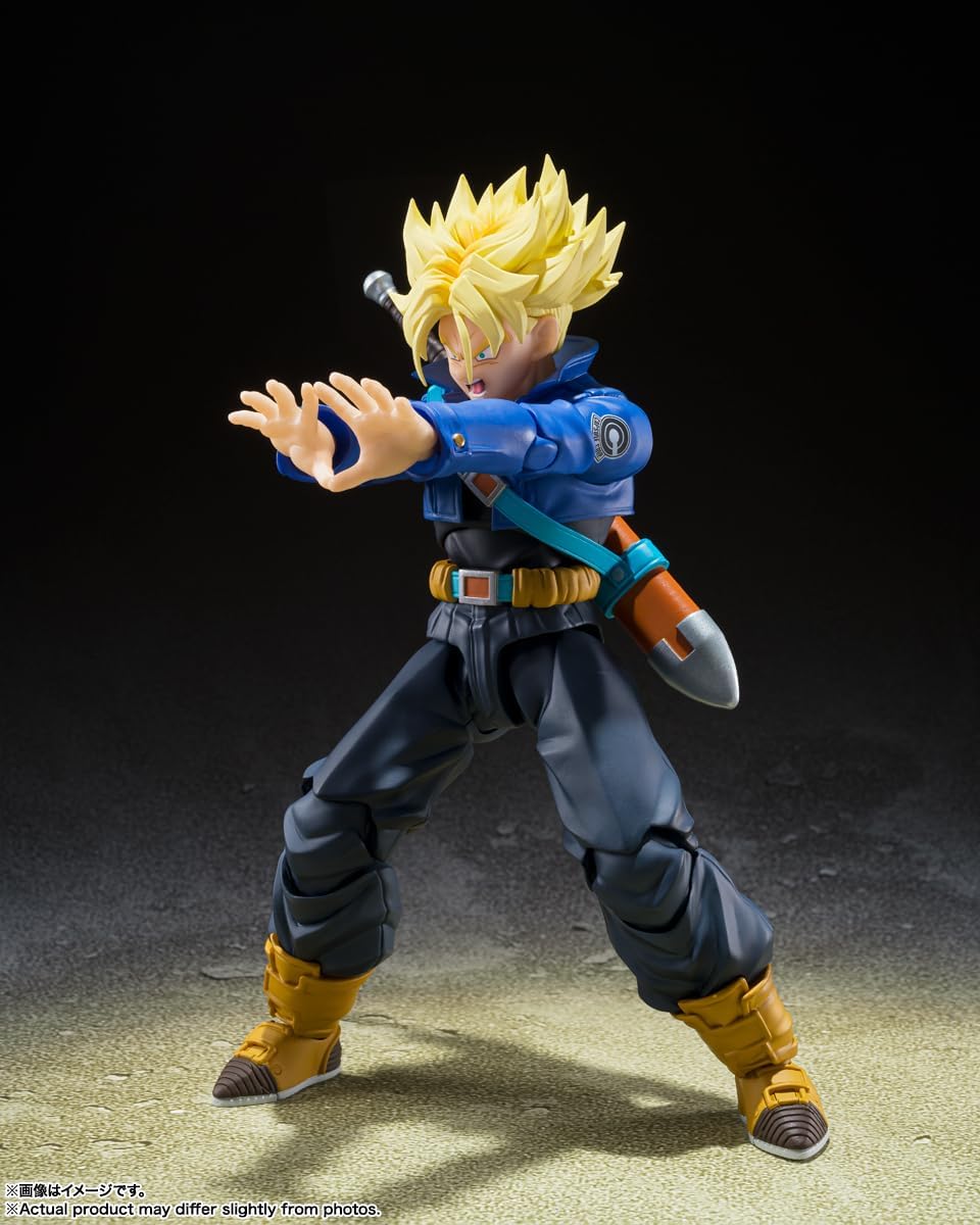 Tamashii Nations S.H. Figuarts Dragon Ball Z - Super Saiyan Trunks (The Boy From The Future) Action Figure