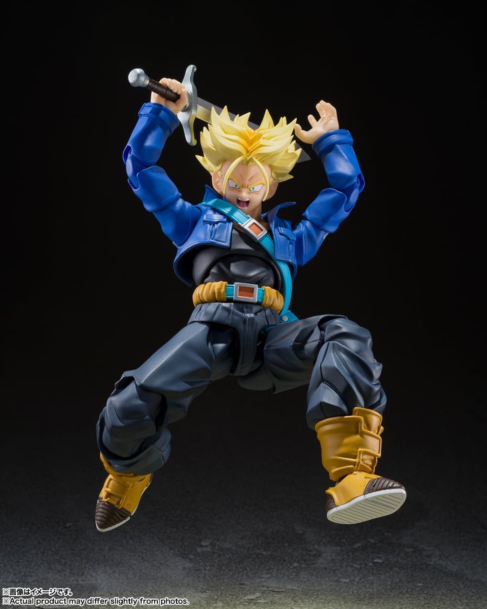 Tamashii Nations S.H. Figuarts Dragon Ball Z - Super Saiyan Trunks (The Boy From The Future) Action Figure
