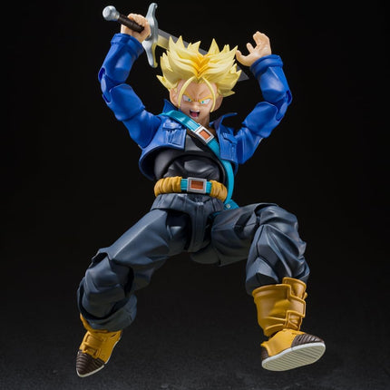 Tamashii Nations S.H. Figuarts Dragon Ball Z - Super Saiyan Trunks (The Boy From The Future) Action Figure
