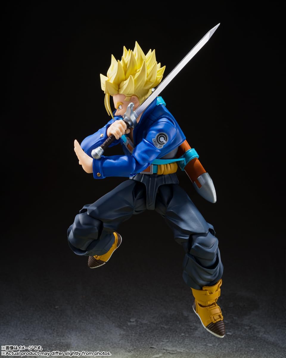 Tamashii Nations S.H. Figuarts Dragon Ball Z - Super Saiyan Trunks (The Boy From The Future) Action Figure