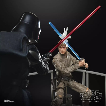 Hasbro Star Wars Black Series Empire Strikes Back Darth Vader and Luke Skywalker 2 Pack 6 Inch Action Figures