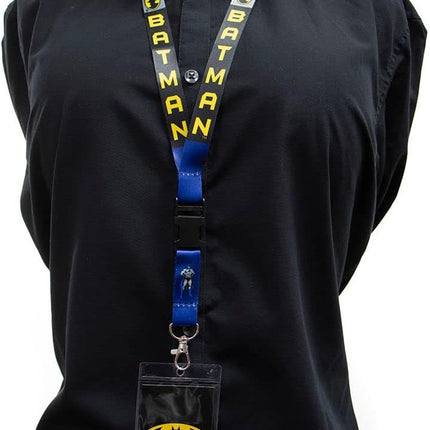 Batman Lanyard Badge Holder, DC Comics Lanyards for ID Badge
