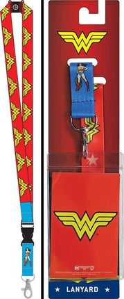 Wonder Woman Lanyard Badge Holder, DC Comics Lanyards for ID Badge