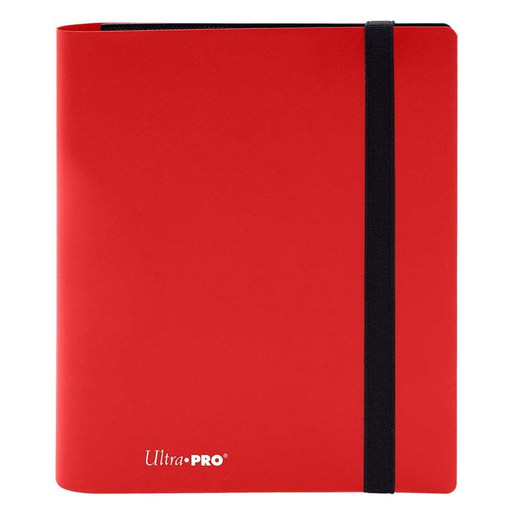 Ultra Pro, (Apple Red) Eclipse 4 Pocket Pro Binder (Holds 160 Cards)