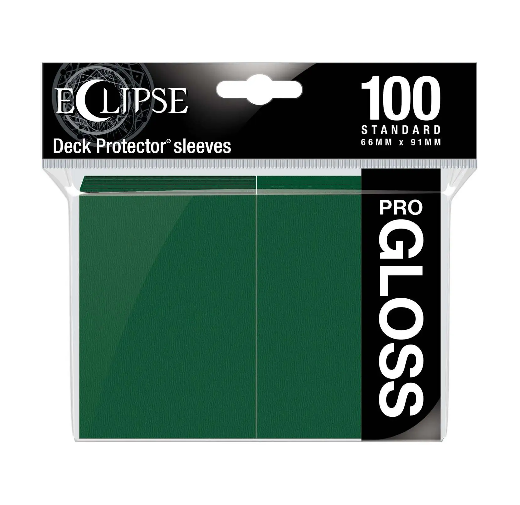 Eclipse PRO-GLOSS Standard Dark Green (100 Sleeves) Sleeve Pack