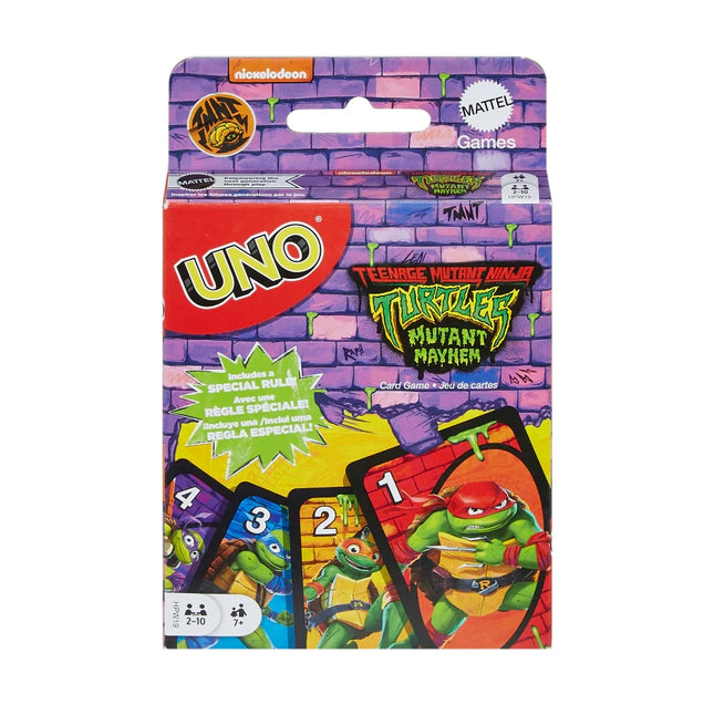 Mattel Games UNO Teenage Mutant Ninja Turtles: Mutant Mayham Card Game for Kids, Adults & Family Nights