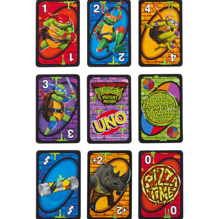Mattel Games UNO Teenage Mutant Ninja Turtles: Mutant Mayham Card Game for Kids, Adults & Family Nights