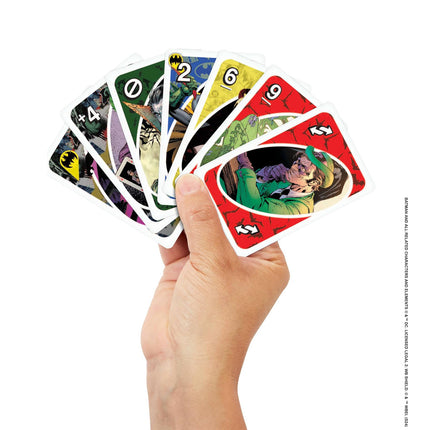 Mattel Games UNO Batman Card Game for Kids, Adults & Family Nights