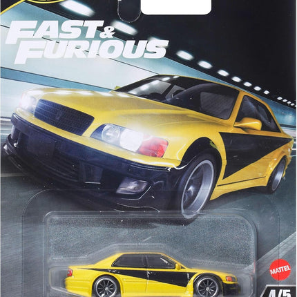 Hot Wheels Premium 1:64 Scale Fast & Furious Collectible Die Cast Metal Toy Cars Model with Rubber Real Riders