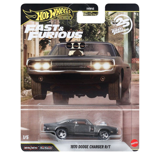 Hot Wheels Premium Fast & Furious 25th Anniversary Diecast Vehicle Die-Cast Cars