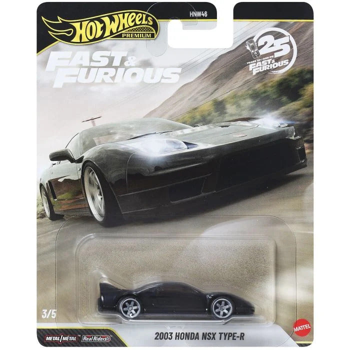 Hot Wheels Premium Fast & Furious 25th Anniversary Diecast Vehicle Die-Cast Cars