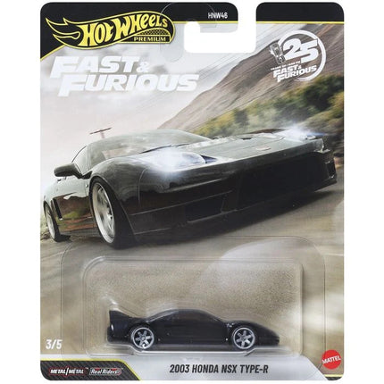 Hot Wheels Premium Fast & Furious 25th Anniversary Diecast Vehicle Die-Cast Cars