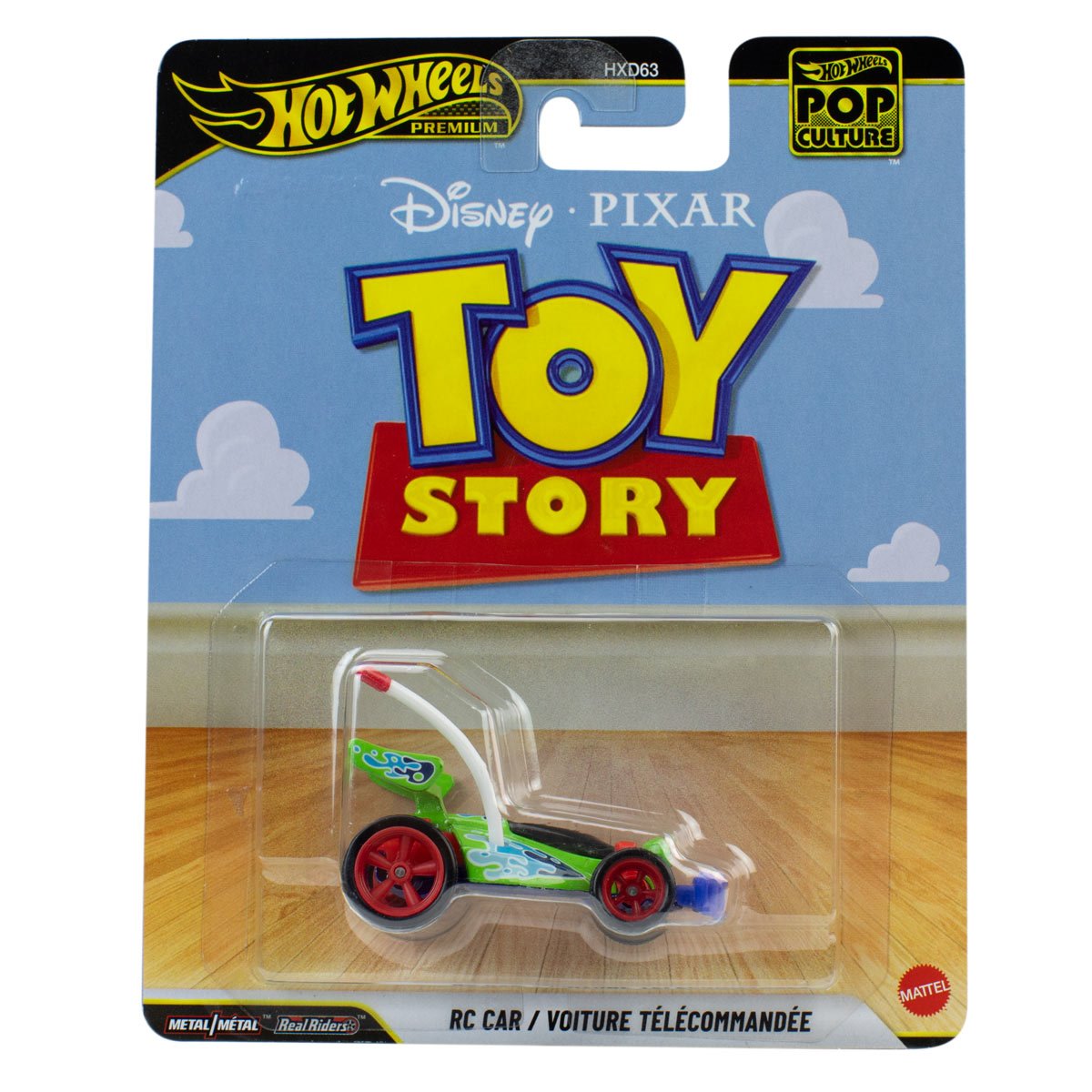 Hot Wheels 1:64 Scale Premium Die-Cast Pop Culture 2026 Mix with Real Riders Tires & Metal/Metal Body & Chassis