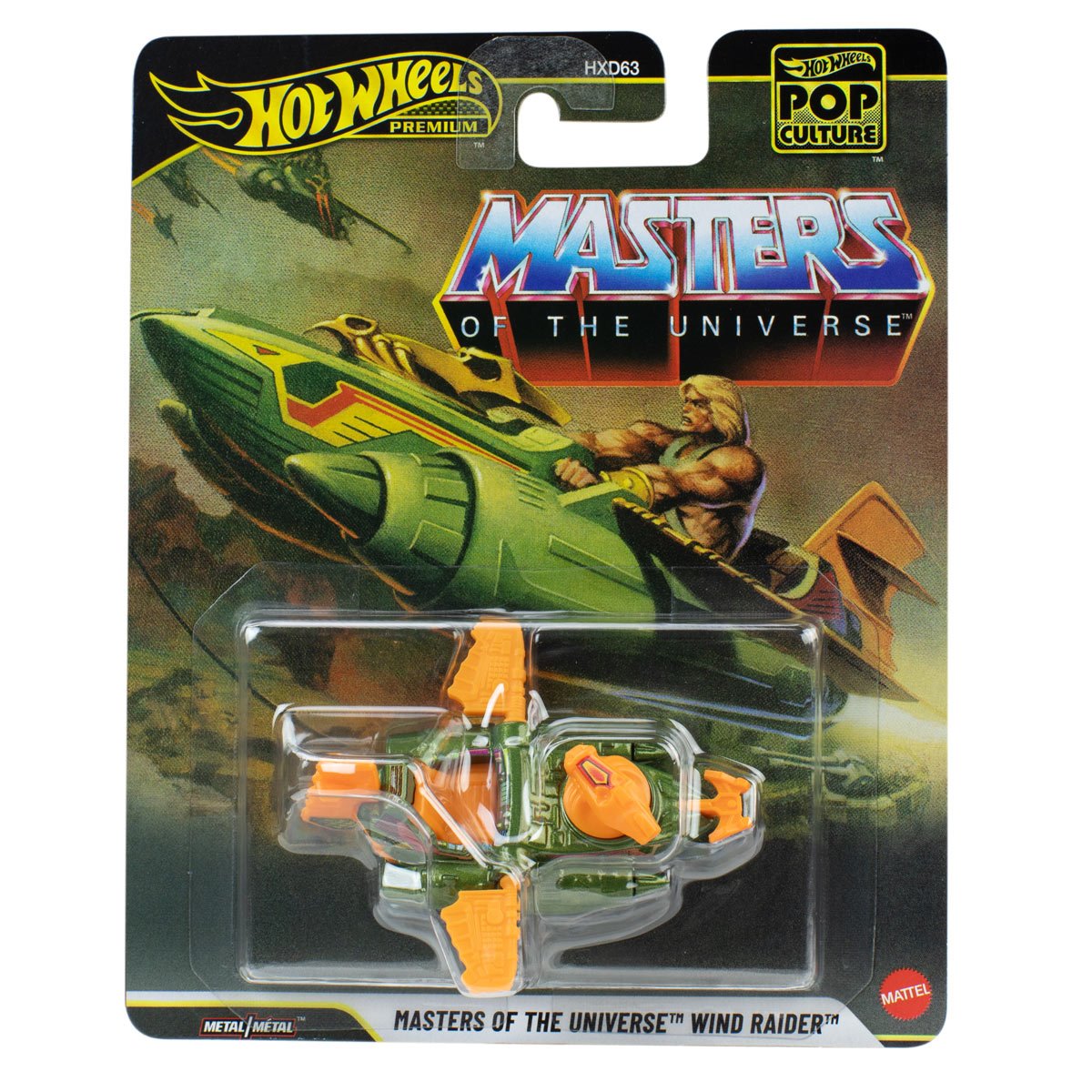 Hot Wheels 1:64 Scale Premium Die-Cast Pop Culture 2026 Mix with Real Riders Tires & Metal/Metal Body & Chassis