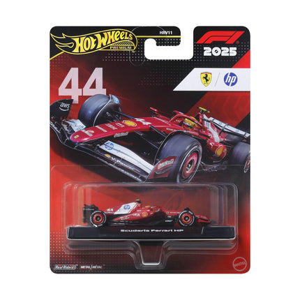 Hot Wheels Formula 1 2025 Charles Leclerc Race Car 1:64 Scale Die-Cast Scuderia Ferrari HP Collectible Toy Race Car