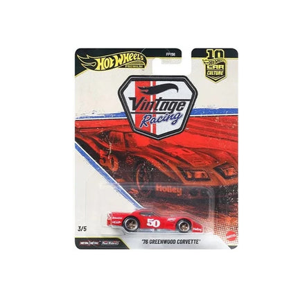 Hot Wheels Premium Car Culture Vintage Racing Vehicle Die-Cast Cars